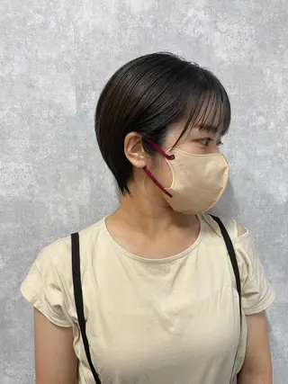 ショート C’LD hair  produce /シールドヘア所属・モテ髪/ボブ/ショー ト/アダチフウトのヘアスタイル