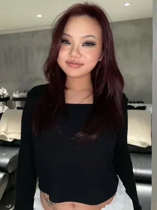 セミロング カラー how所属・大阪/心斎橋 /ハイトーン/ちひろのヘアスタイル