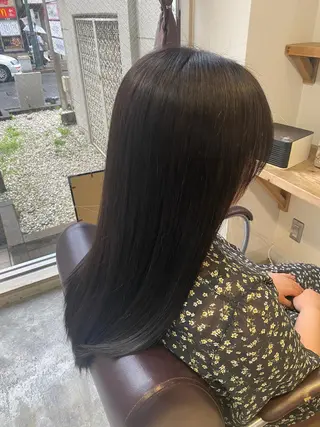 ロング カラー AMRITA所属・men'sｶｯﾄ ﾊﾟｰﾏ🫧ｼｵﾝのヘアスタイル