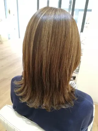 ミディアム カラー NEWI京橋 *satokoのヘアスタイル