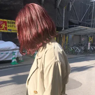 ミディアム カラー 艶髪育成サロン 京橋　shinのヘアスタイル