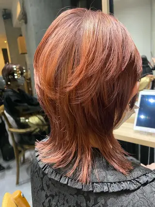 ミディアム カラー Dxxxx III所属・女性目線の大人 メンズ*Ayakaのヘアスタイル