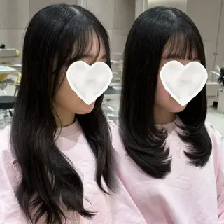 セミロング 内田 志乃のヘアスタイル