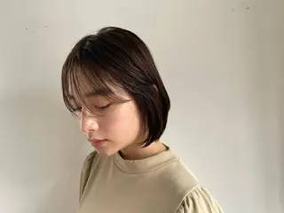 ショート カラー パーマ CEINE OURのヘアスタイル