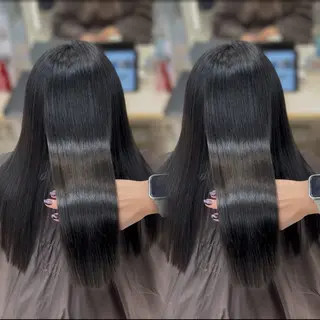 ロング カラー ベージュ／スパ／ レイヤー／ゆいなのヘアスタイル