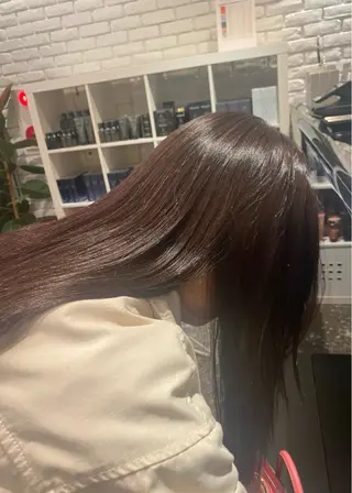 ロング カラー DIFINOaoyama所属・🎧ayaka/ボブ /透明感カラー 🩵のヘアスタイル