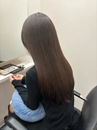 ロング と きのヘアスタイル