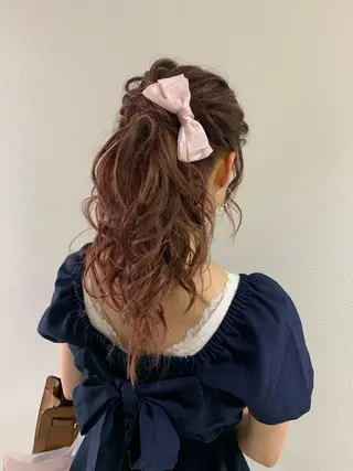 セミロング Delight ヘアメイク着付けのヘアスタイル