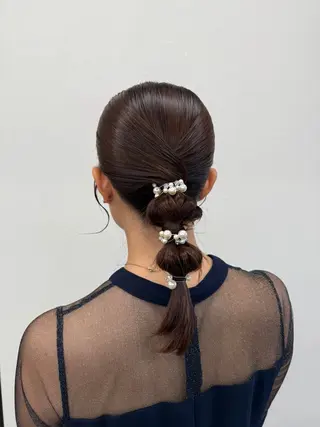 ミディアム 🎀うる艶モテ髪🎀 透明感/ユナのヘアスタイル