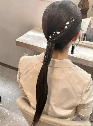 ロング ヘアアレンジ Mila chihiroのヘアスタイル