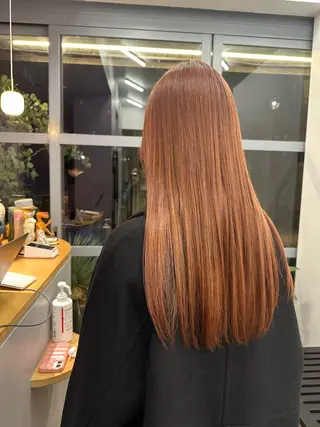 ロング カラー ri saのヘアスタイル