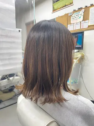 ミディアム ヘアアレンジ レオン所属・本橋 琴実のヘアスタイル