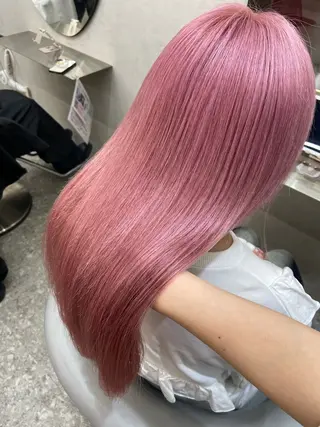 ロング カラー 新宿/韓国ヘア 中明度カラー/かやのヘアスタイル