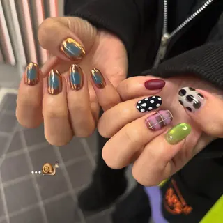 ネイル ゆびノさき茨木店 ニュアンス/アートのネイルデザイン