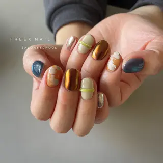 ネイル Freex nail所属・freex nail /ニュアンス/個性派のネイルデザイン