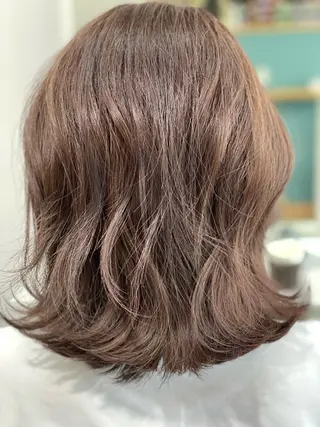 セミロング カラー Snaly カラー特化ページのヘアスタイル