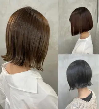 ミディアム カラー ロアヘアーコーディネート所属・ナチュラルヘア /透明感/長井遥陽のヘアスタイル