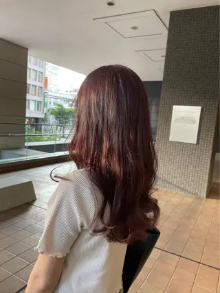 ロング カラー 千葉 香奈のヘアスタイル