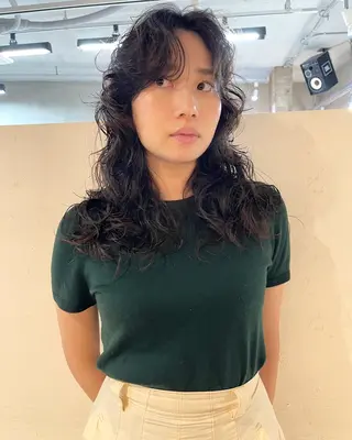 ロング パーマ 下北沢 soiのヘアスタイル