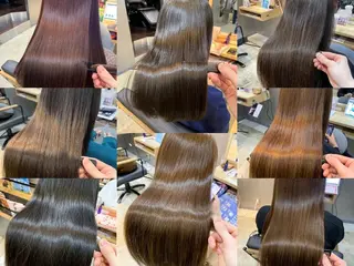ロング 西川 仁のヘアスタイル