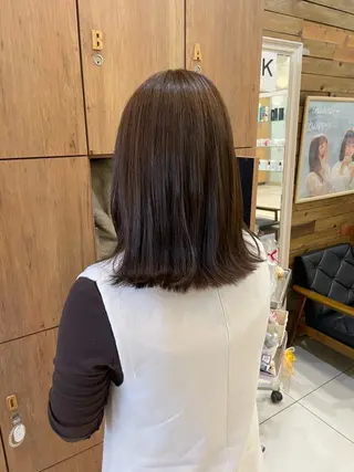 ミディアム 透明感color吉田 沙羅のヘアスタイル
