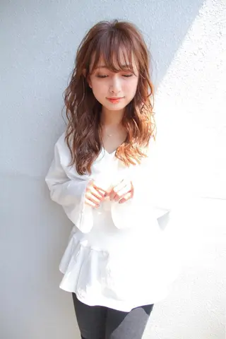 セミロング カラー 【1日2名様限定】 AFLOAT白川雄副のヘアスタイル