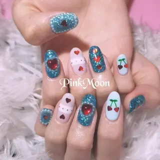 ネイル PinkMoon Nozomiのネイルデザイン