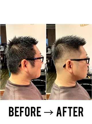 メンズ 早稲田/メンズ専門 /フェード/葛西裕季のヘアスタイル