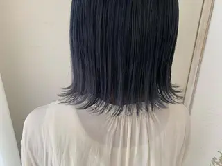 セミロング カラー fio マナミのヘアスタイル