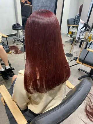 ロング 艶あり暖色カラー🌈 カラー診断あゆみのヘアスタイル