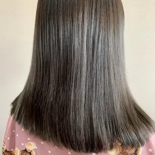 セミロング カラー HairDesign Azurのヘアスタイル