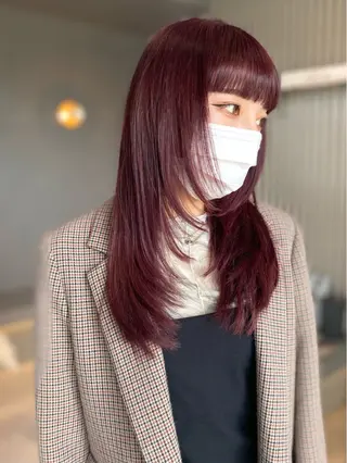 カラー 岐阜/ホノカ 23°のヘアスタイル