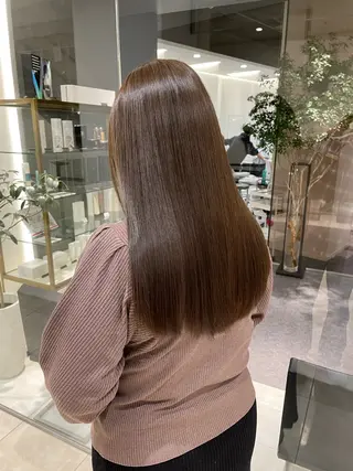 ロング カラー 韓国顔まわり/前髪 /レイヤー/いつきのヘアスタイル