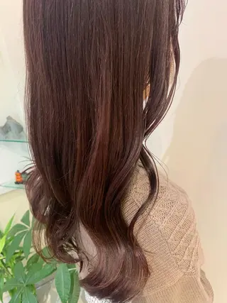 ロング カラー 透けるbrown カラー🎗♡yukaのヘアスタイル