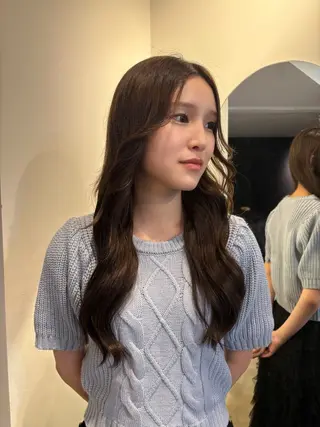 カラー miyu/ケアカラー /髪質改善のヘアスタイル