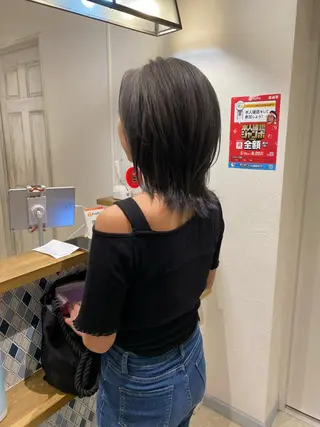 ミディアム Livnaリヴナ立川所属・レイヤー/ハイライト /立川/赤池宏隆のヘアスタイル