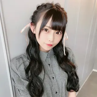 ロング カラー ヘアアレンジ 💖透明感カラー💖 坂本万由子のヘアスタイル