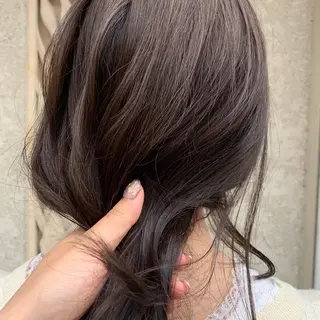 セミロング 韓国🇰🇷髪質改善 Chisaki치사키のヘアスタイル