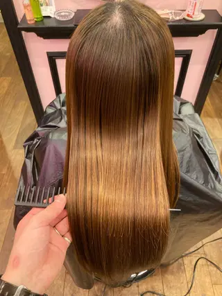 ロング カラー パーマ ✨髪質改善縮毛矯正✨ 宇田川修平のエステ・リラクイメージ