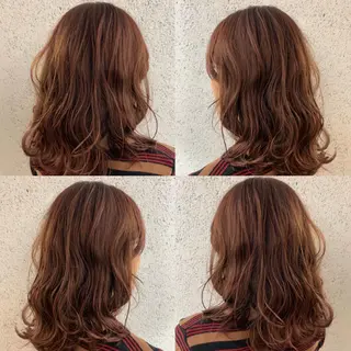 ミディアム カラー もにか🌞原宿/渋谷 🌝ブリーチカラーのヘアスタイル