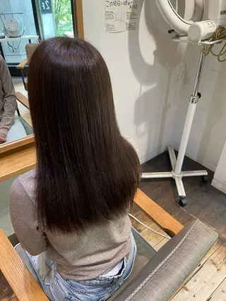 セミロング カラー 脇 麻紘のヘアスタイル