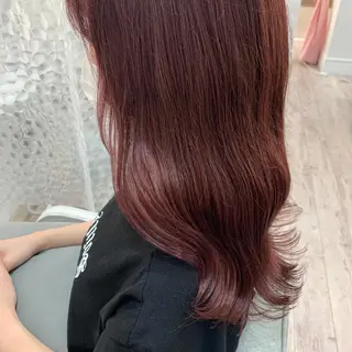 セミロング カラー HARUKA韓国ヘア /Luana梅田のヘアスタイル