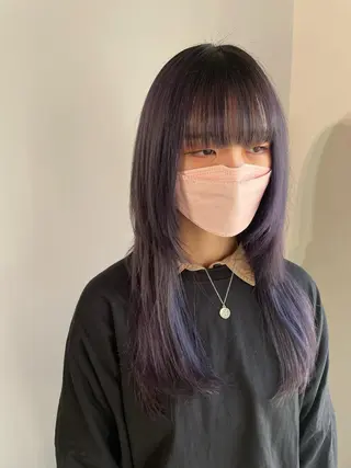 カラー La fith hair ray 札幌店所属・顔まわり/W カラー/リョウのヘアスタイル