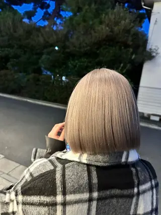 ショート カラー 🪼高評価🪼 💎柴崎の藤咲💎のヘアスタイル