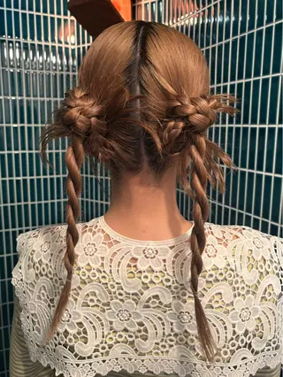 ヘアアレンジ person♡kii マオのヘアスタイル