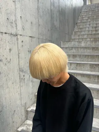 カラー ギャル/ハイトーン 特化/ルイヤのヘアスタイル