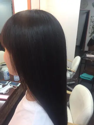 ロング パーマ 桧山 真のヘアスタイル