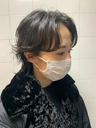 ショート パーマ パーマ/ボブ/ 神戸/豊浦翔太のヘアスタイル