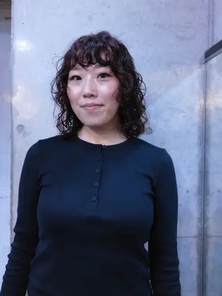 ミディアム カラー パーマ 南堀江🌿パーマ Tetsu【テツ】のヘアスタイル