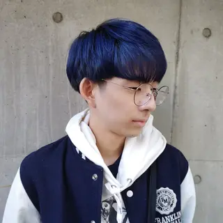 ショート カラー メンズ さくらば ここのヘアスタイル